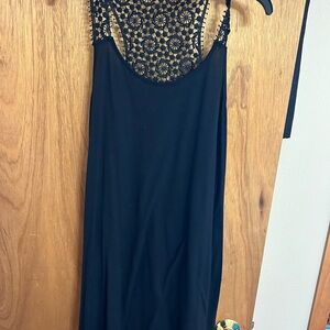 Elegant Black and Gold Dress
